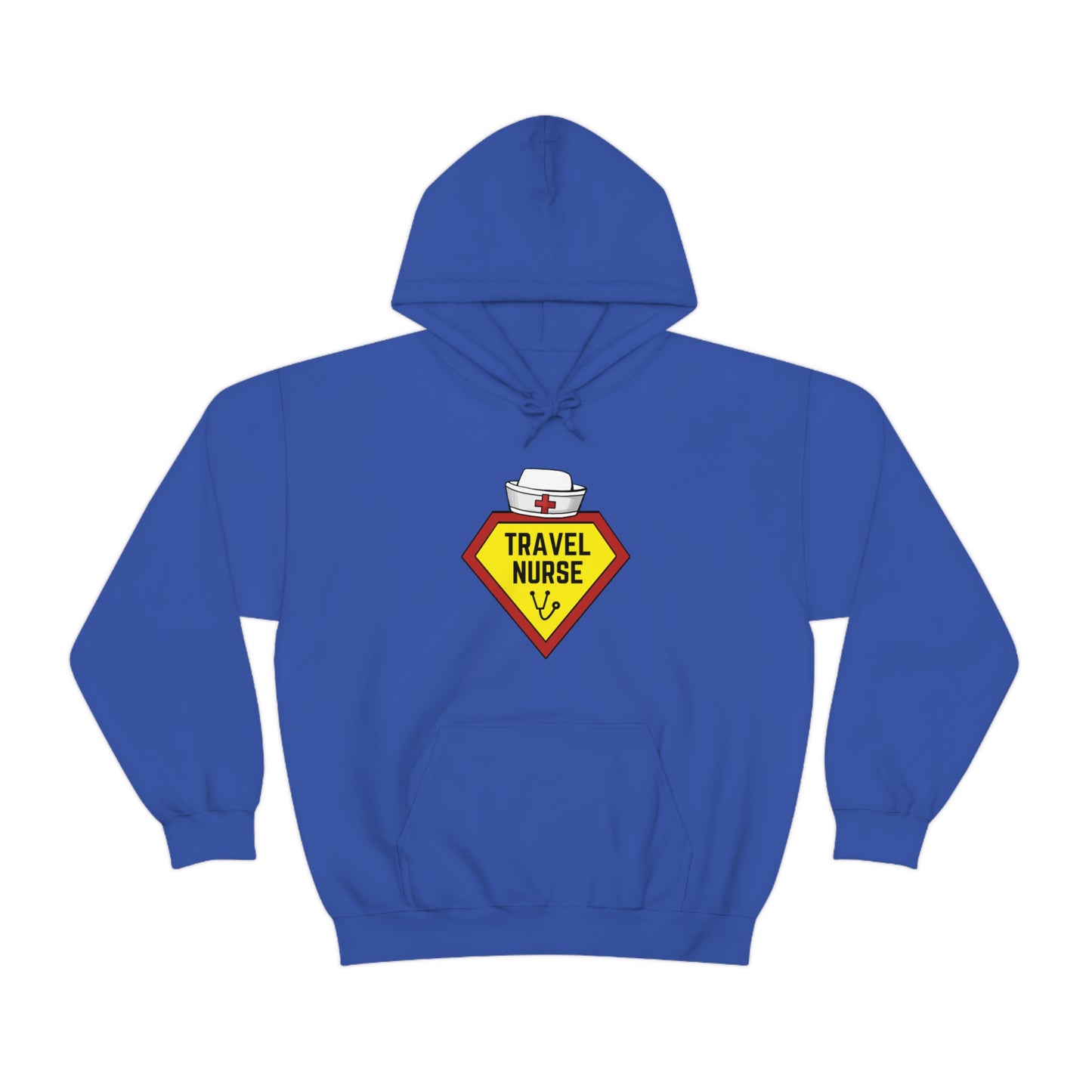 Travel Nurse Hero Unisex Heavy Blend™ Hooded Sweatshirt