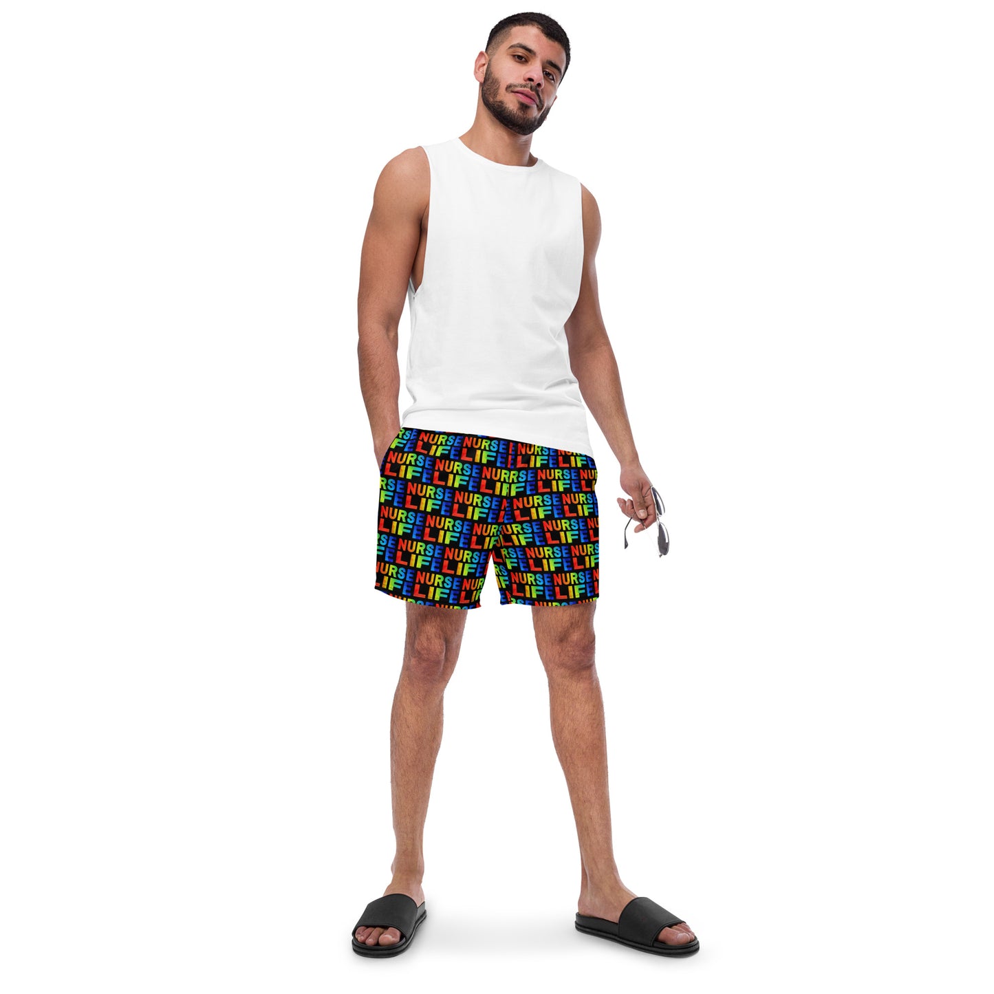 Nurse Life Men's swim trunks